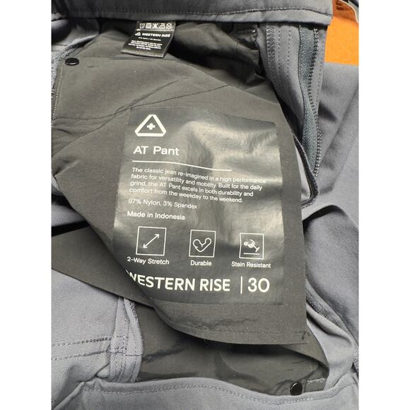 Western Rise AT Pant Men's Size 30 Grey - Picture 4 of 7